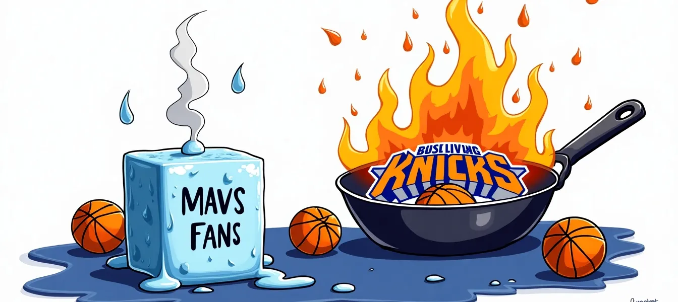 Knicks Are Cooking, Mavs Fans Are Salty
